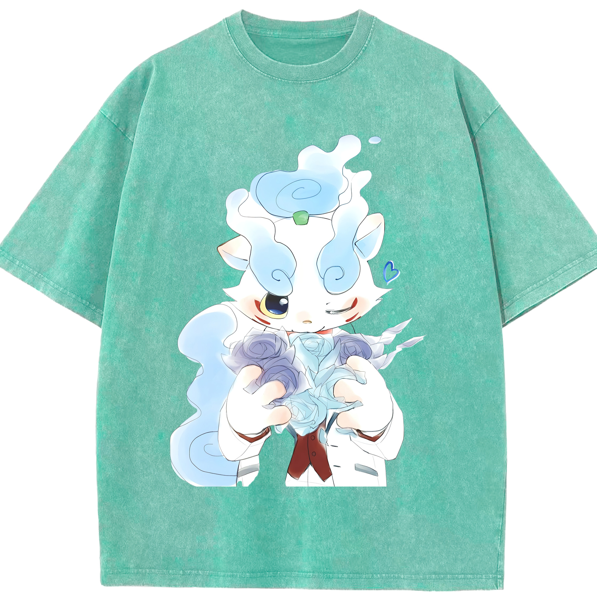 （画像用） 妖怪ウォッチ Yo-kai Watch 綿100% ヴィンテージ風 半袖Tシャツ（フロントプリント）